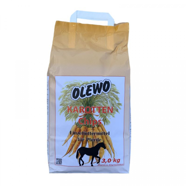 Olewo Karotten Chips 3kg für Pferde